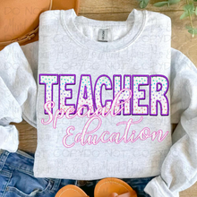 Load image into Gallery viewer, Faux Embroidery Special Education Teacher
