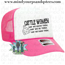 Load image into Gallery viewer, Cattlewomen Trucker Hat
