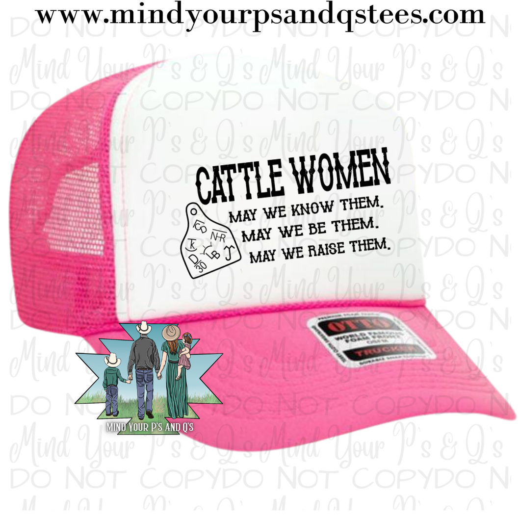 Cattlewomen Trucker Hat