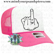Load image into Gallery viewer, Ring Finger Trucker Hat
