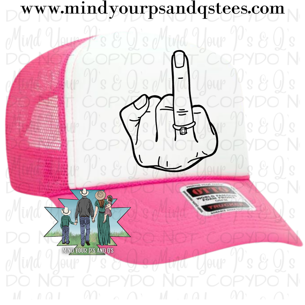 Ring Finger Trucker Hat