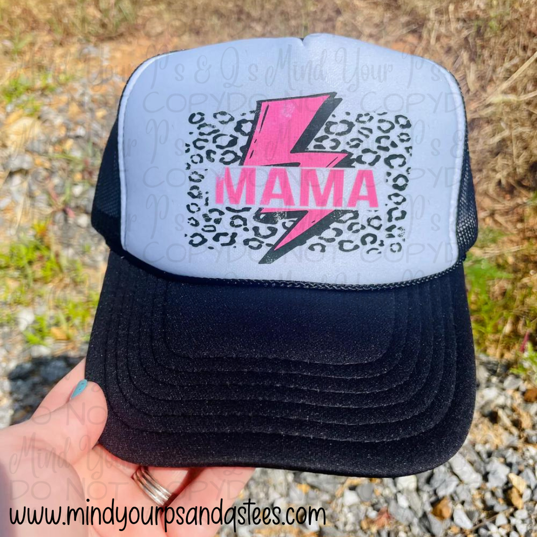 Mama Leopard Trucker Hat