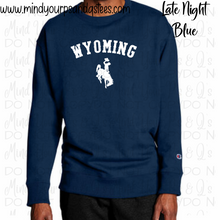 Load image into Gallery viewer, White Wyoming Crew
