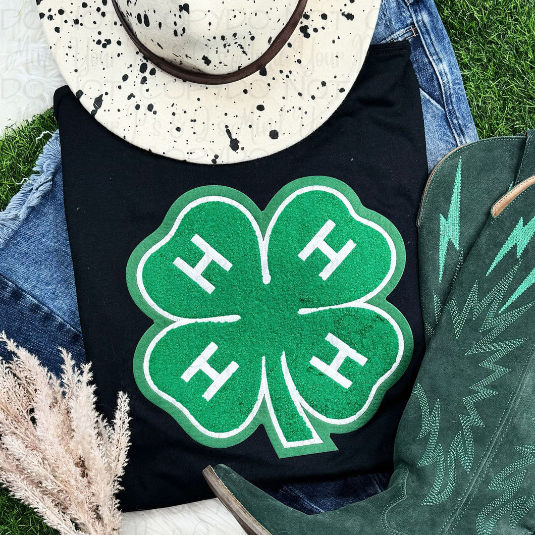 4-H Green Chenille