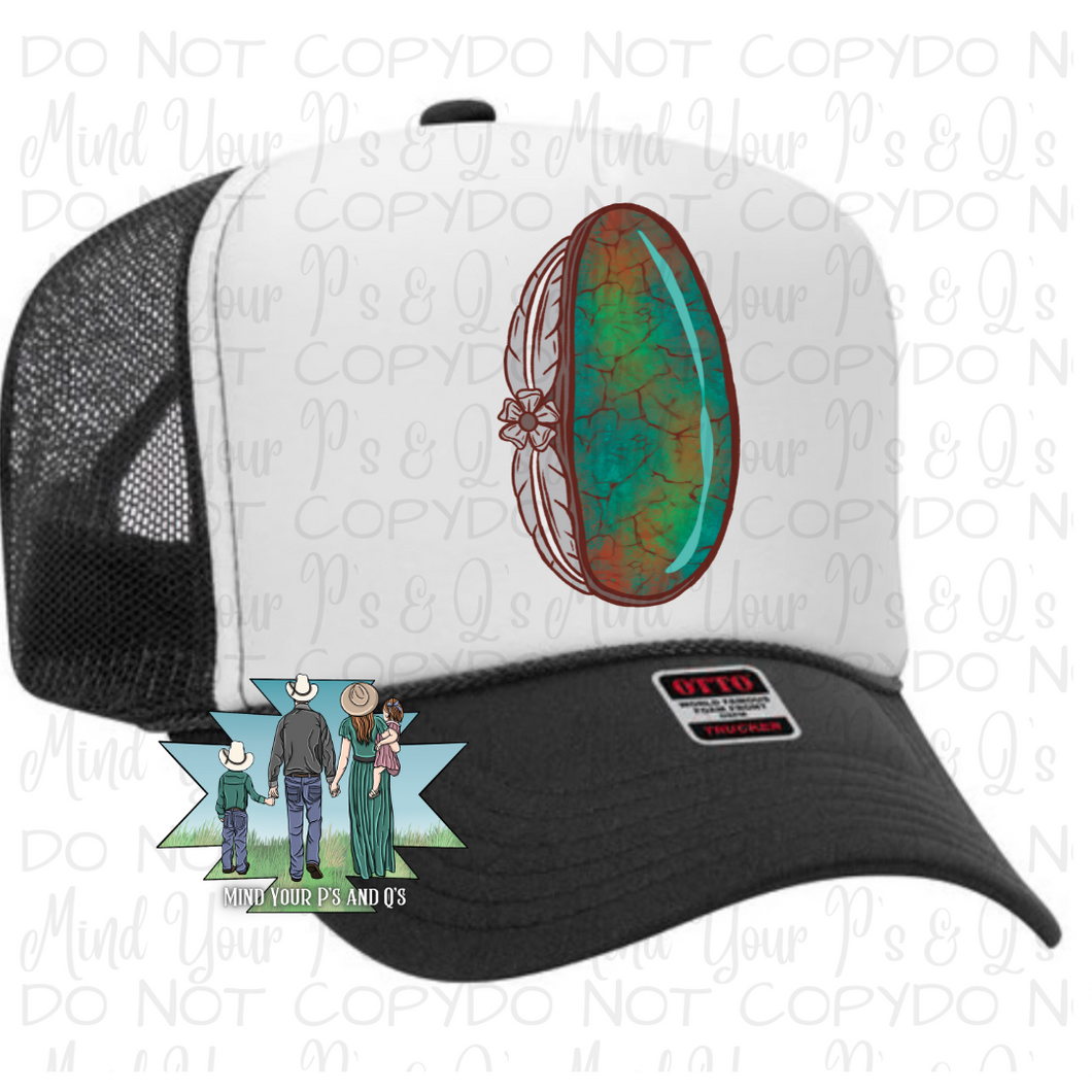 Feather Stone Trucker Hat