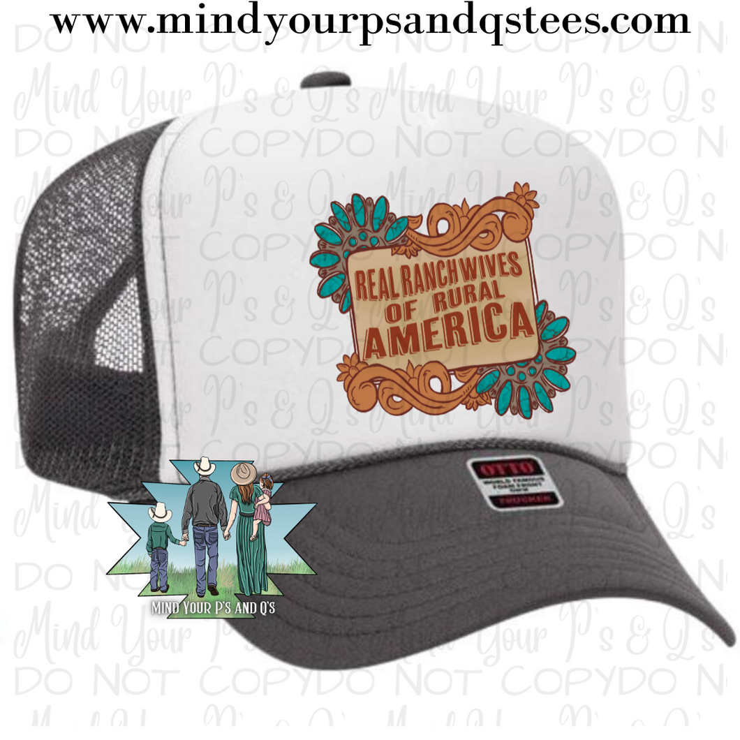 Real Ranch Wives of Rural America Trucker Hat