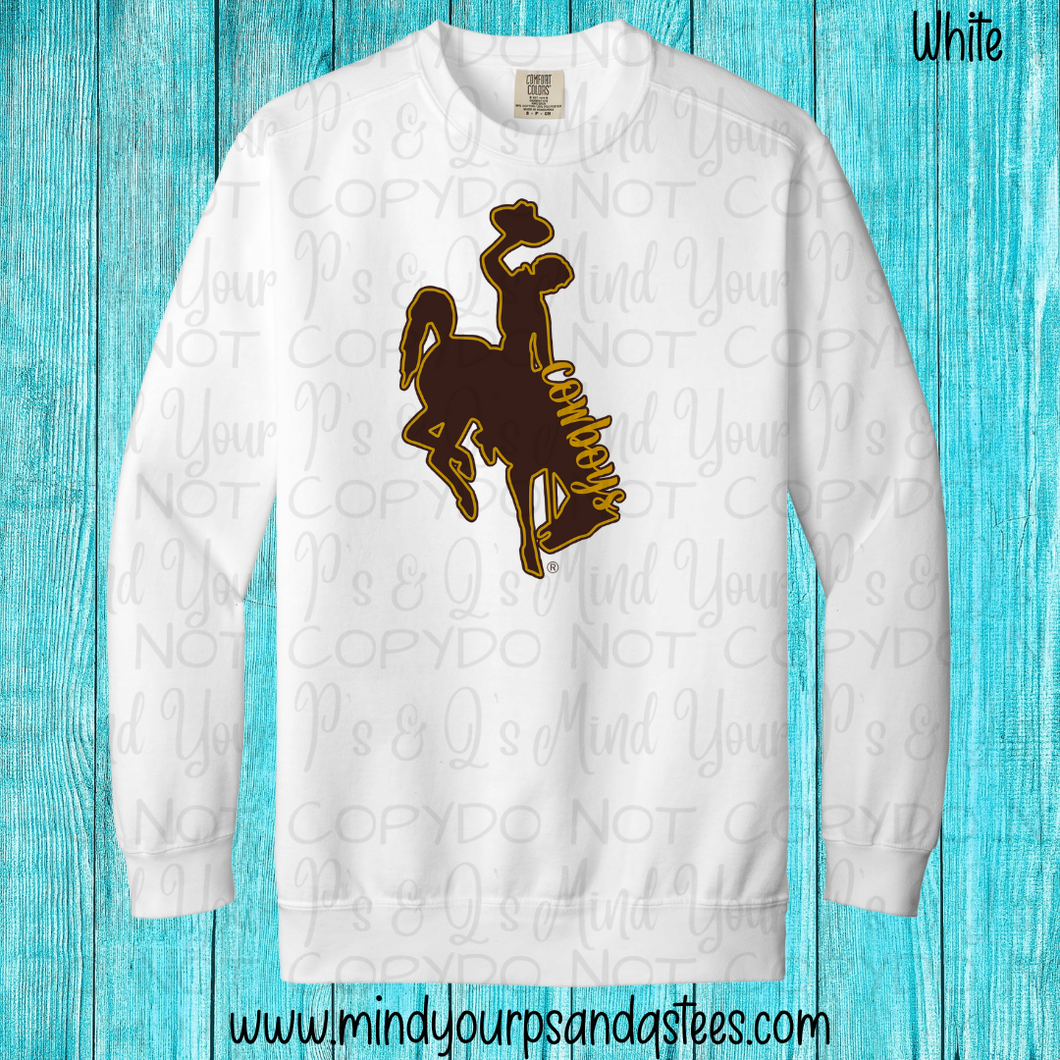 Cowboys Bucking Horse