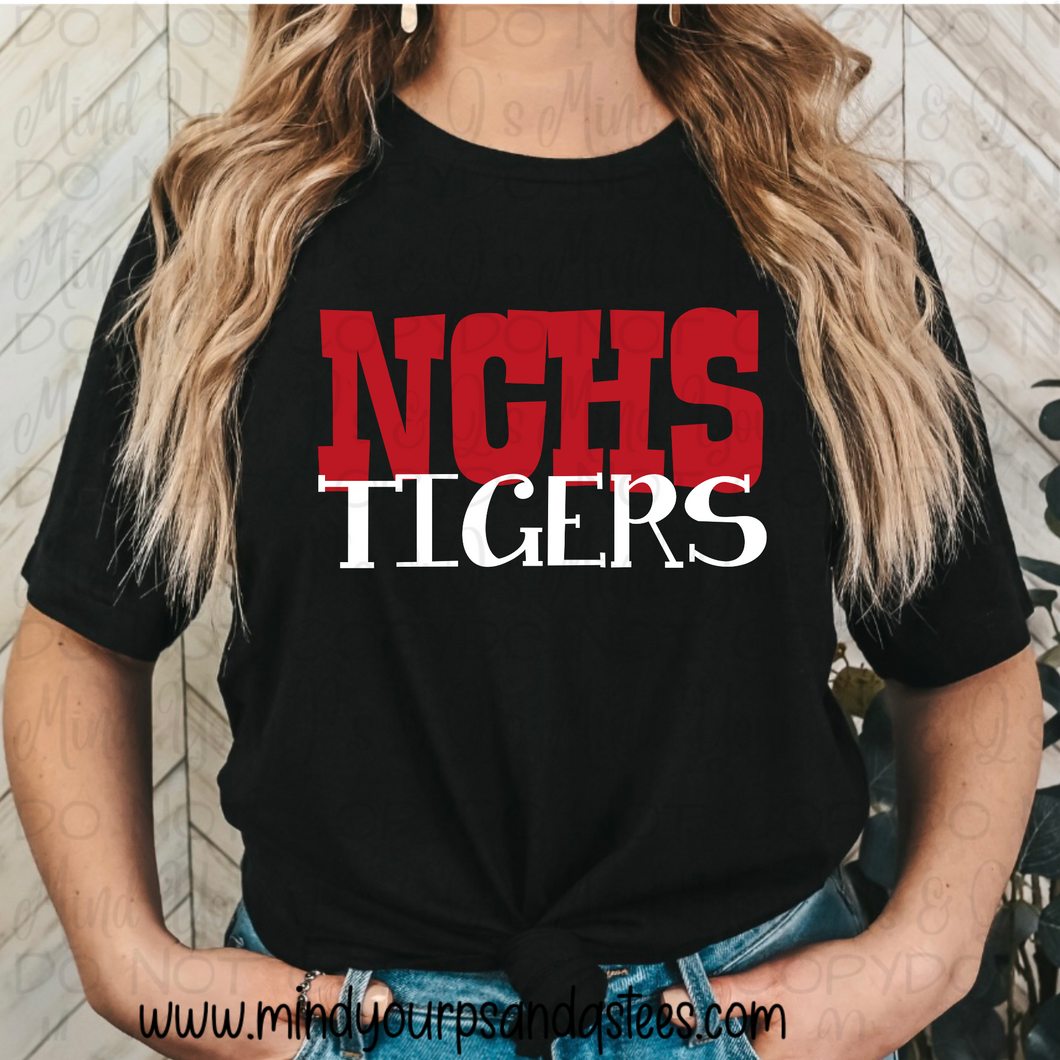 NCHS Tigers Red/White