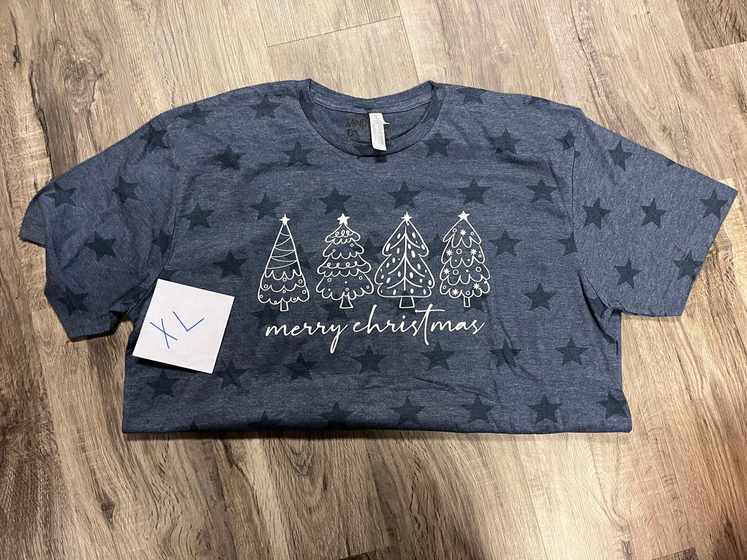 Merry Christmas Trees-XL