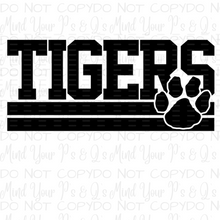 Load image into Gallery viewer, Tigers Paw &amp; Lines Tumbler
