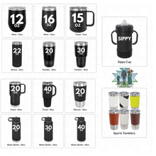 Load image into Gallery viewer, Baseball Game Day Tumbler
