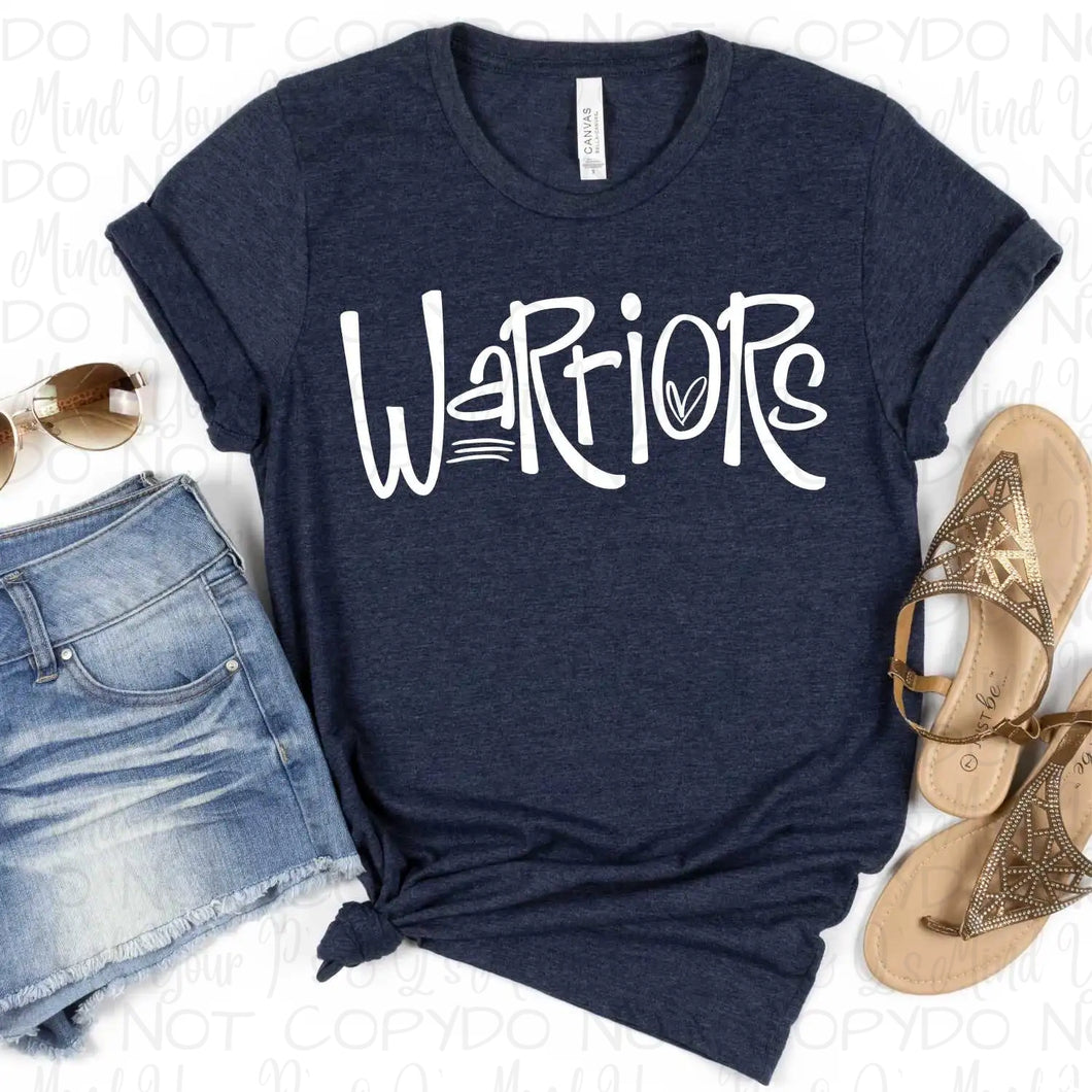 Warriors Mixed Letters